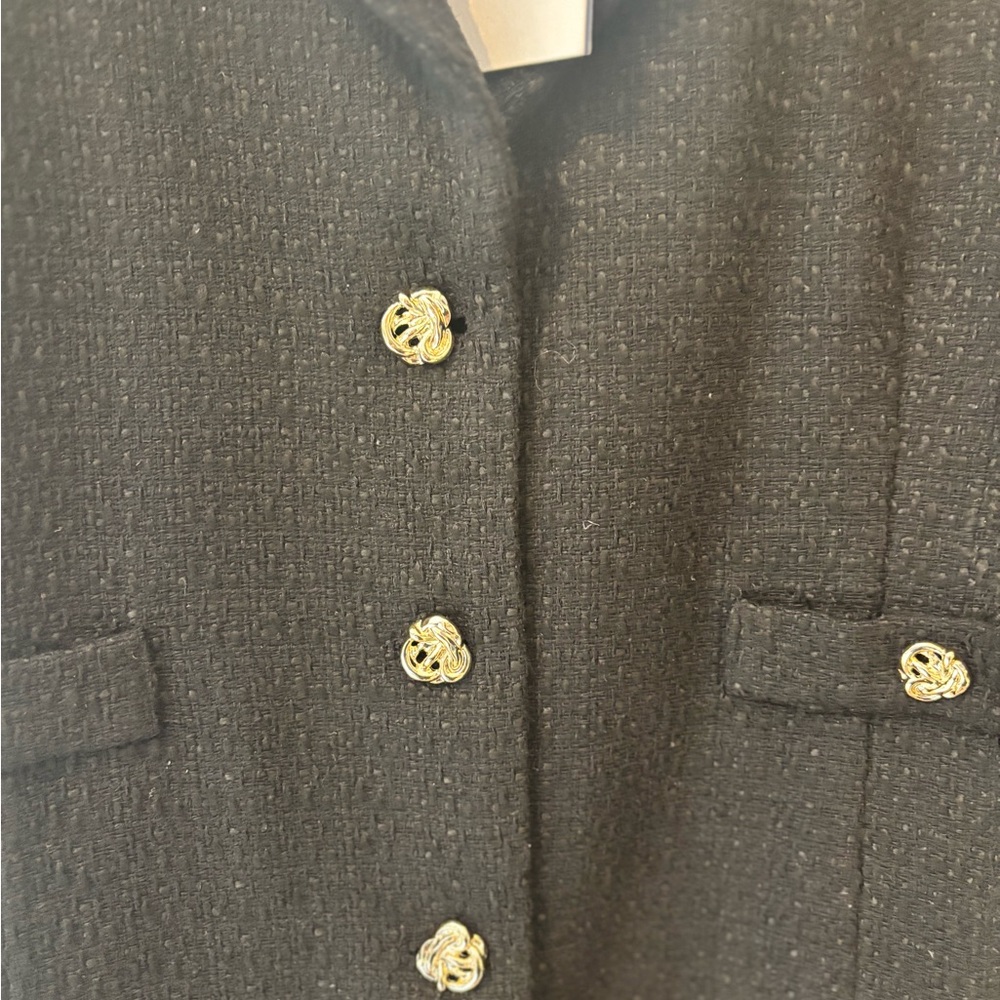 Tuckernuck Black Blazer with Silver Buttons - Picture 2 of 8